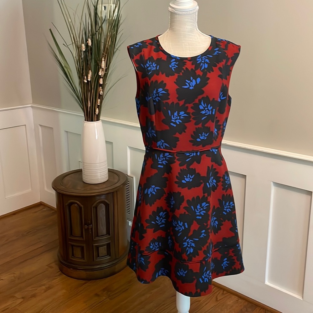 J. Crew fit and flare floral dress